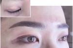 feathering eyebrows