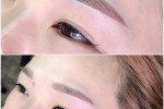 feathering eyebrows