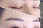 feathering micro eyebrows eyeliner