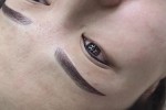 eyeliner semi permanent makeup eyebrows feathering